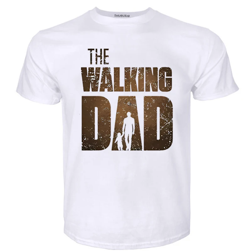 The Walking Dad Funny Street Printed T-Shirts Men Fashion Summer Tshirt Loose Oversized Cotton Short Sleeves Casual Hip Hop Tees