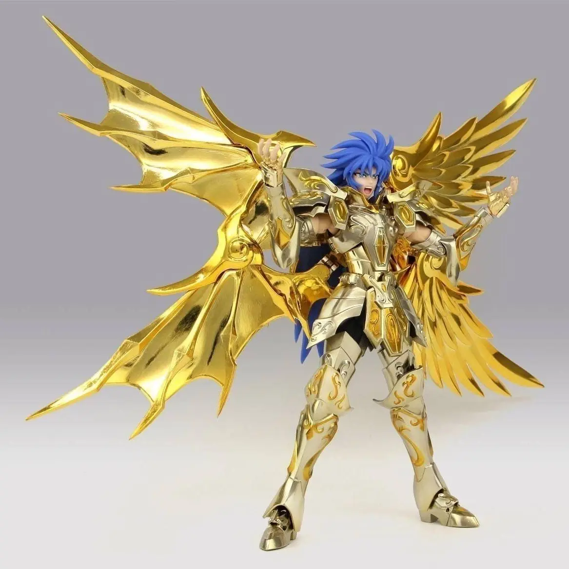 New Saint Seiya Myth Cloth Ex Gt Gemini Saga Soul Of Gold Divine Armor With Totem Object Sog Figure Model Toy Christmas Gifts