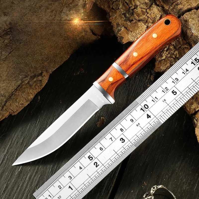 

High hardness Military Tactical Straight knife Self Defense fixed blade survival knife Outdoor Camping Barbecue Cutting Tools