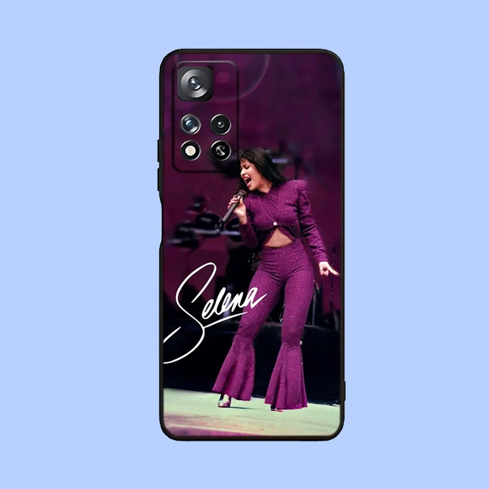 Selena Quintanilla Top Latin Artist 90s Phone Case For Samsung Galaxy A13,A21s,A22,A31,A32,A52,A53,A71,A80,A91 Soft Black Cover