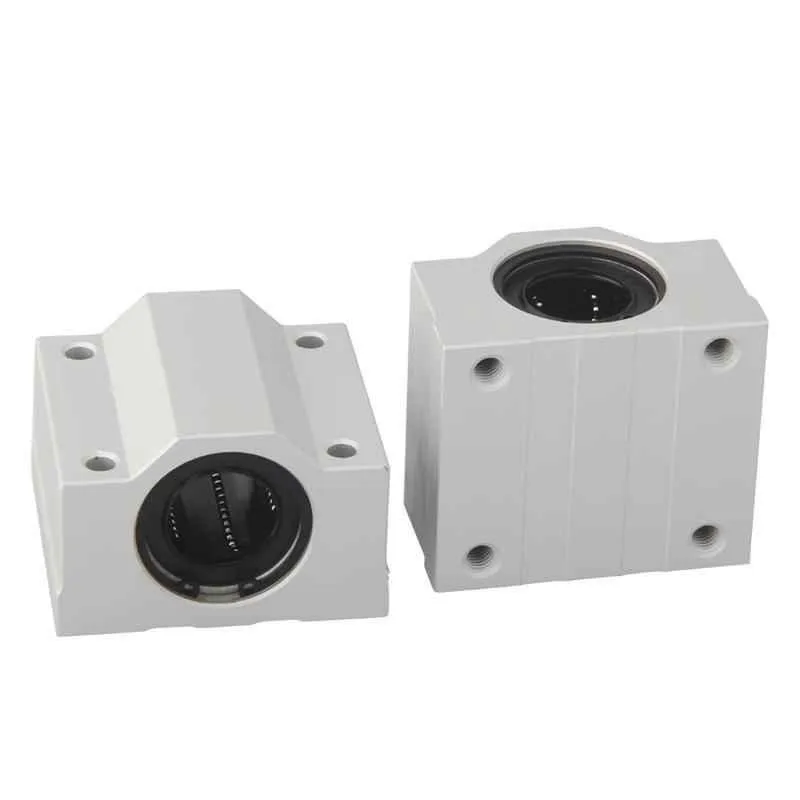 1pcs SC6UU SC8UU SC10UU SC12UU SC16UU Linear Ball Bearing For XYZ Rail Shaft Linear 3D Printer Part Aluminium Alloy Pulley Wheel
