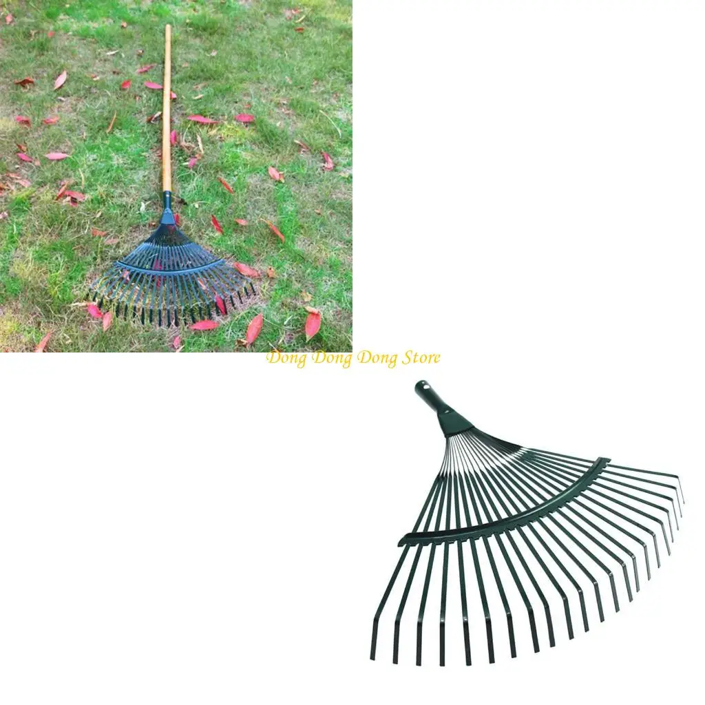 

Garden Leaf Rake for Head Replacement Collect Leaf Among Delicate Plant Lawns Ya