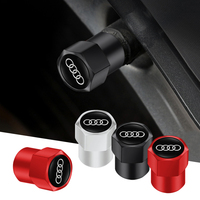 4Pcs 3D Metal Tire Valve Caps Car Tyre Air Stems Cover For Audi Sline A3 A1 A4 B8 B7 A6 C7 A5 A7 A8 B9 B6 C6 Q2 Q3 Q5 Q7 Q8 TT