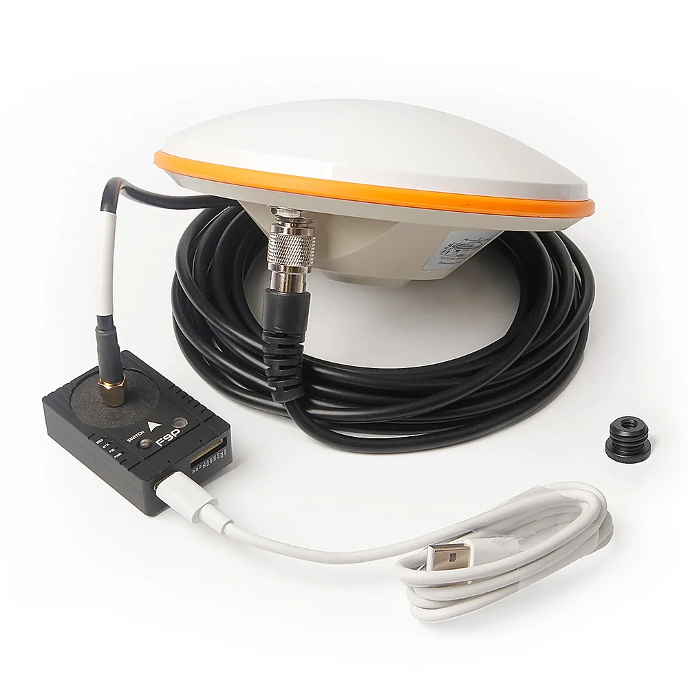 Holybro H-RTK F9P GNSS Series IST8310 Compass Rover/ Rover 2nd GPS/ Helical/ Base for RC FPV Drone thumbnail 5