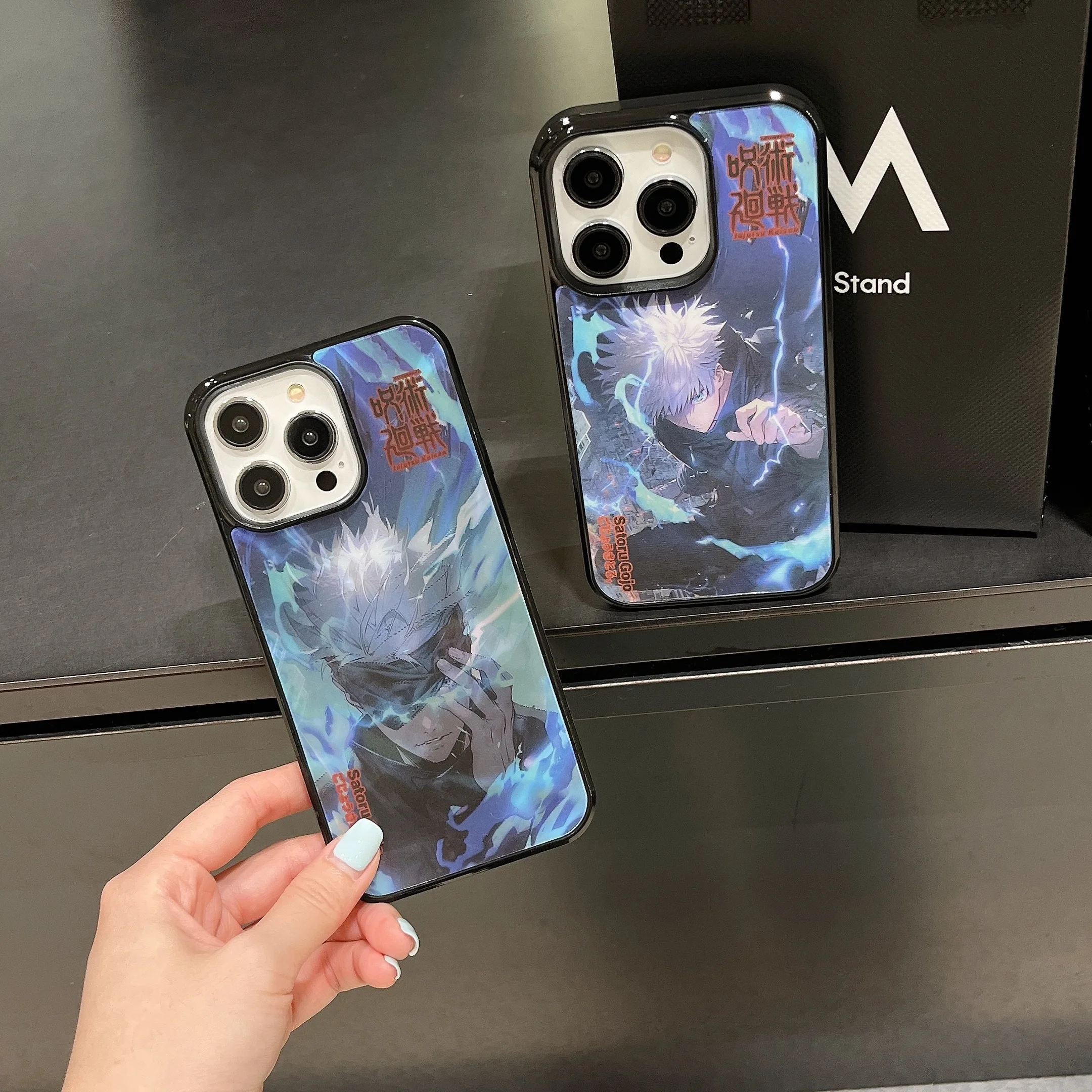 With magnetic attraction 3D Fantasy Anime pattern for iphone 14Pro 14Promax 14 13Promax 13 11 16Pro 16 15Promax 15Pro soft shell