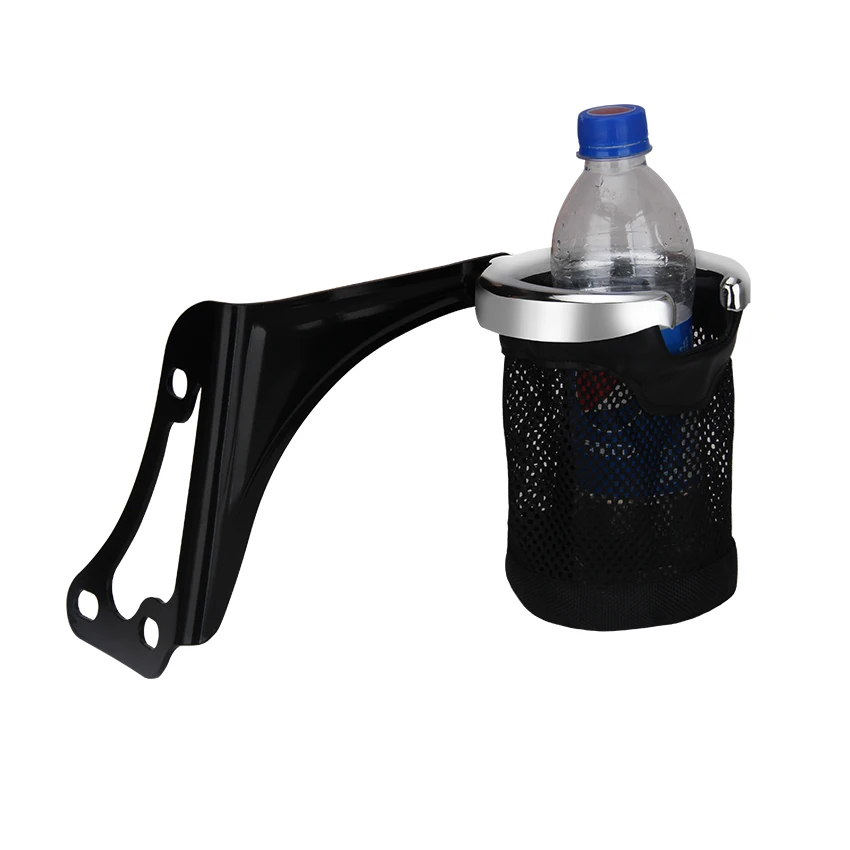 Soporte trasero para botella de motocicleta, soporte de pasajero para Harley Road Glide Electra Glide FLHTCU Tri Glide 1997-2013