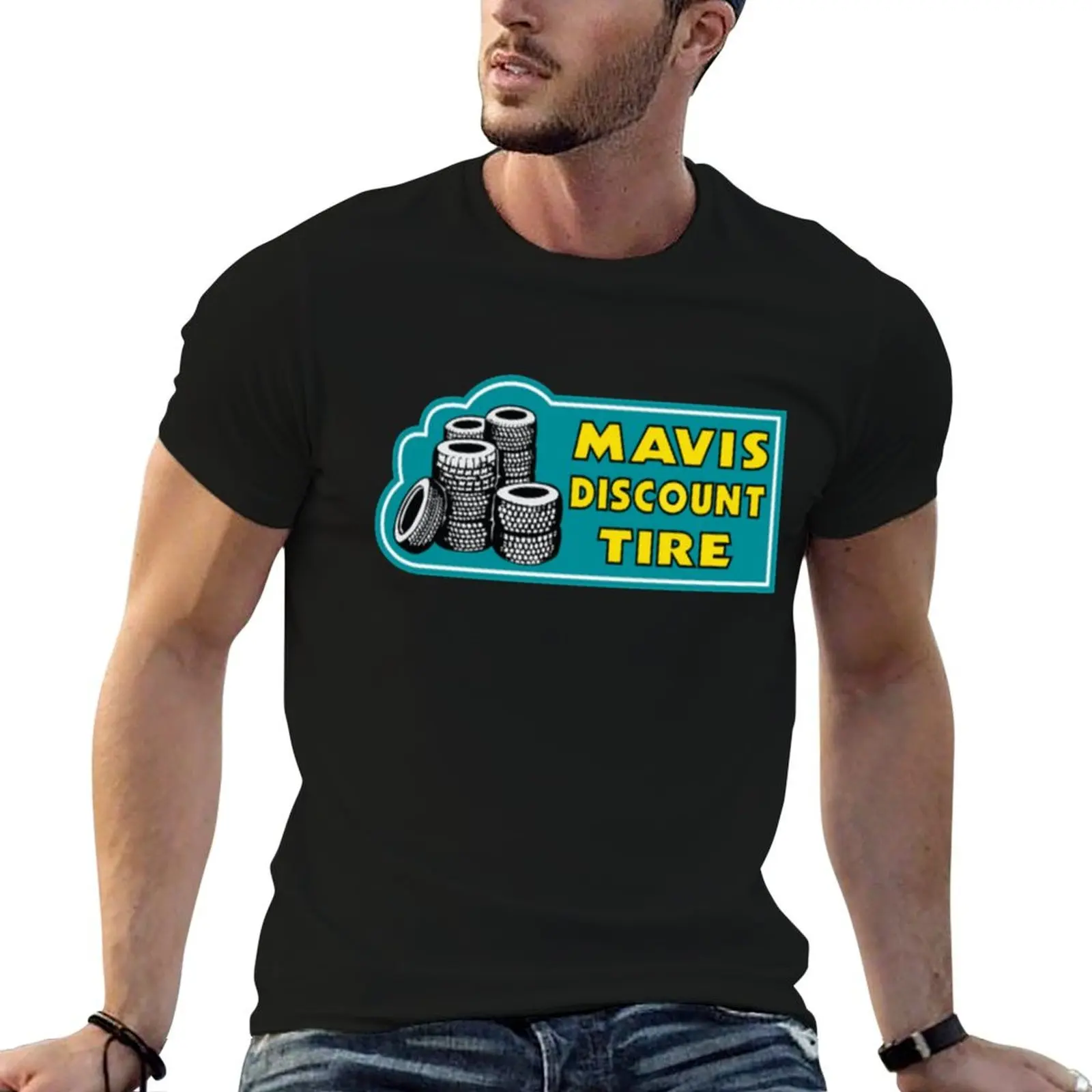 Mavis Discount Tire T-Shirt Plus Size Street Style Tee