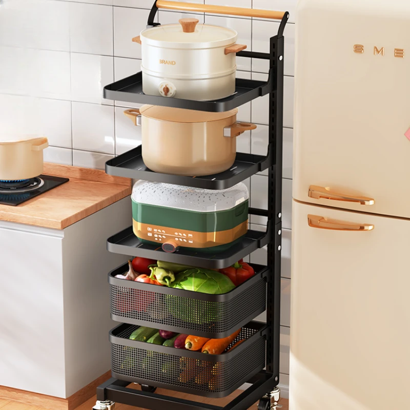 Multi-functional shelf floor for putting fruits and vegetables.