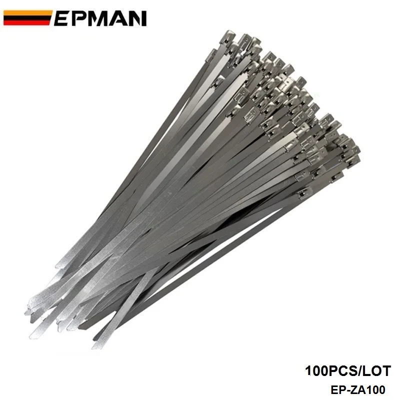 

100x Exhaust Heat Stainless Steel Cable Ties Wrap Metal Tie Extra Long & Wide Large For BMW E60 E61 5 SERIES EP-ZS100