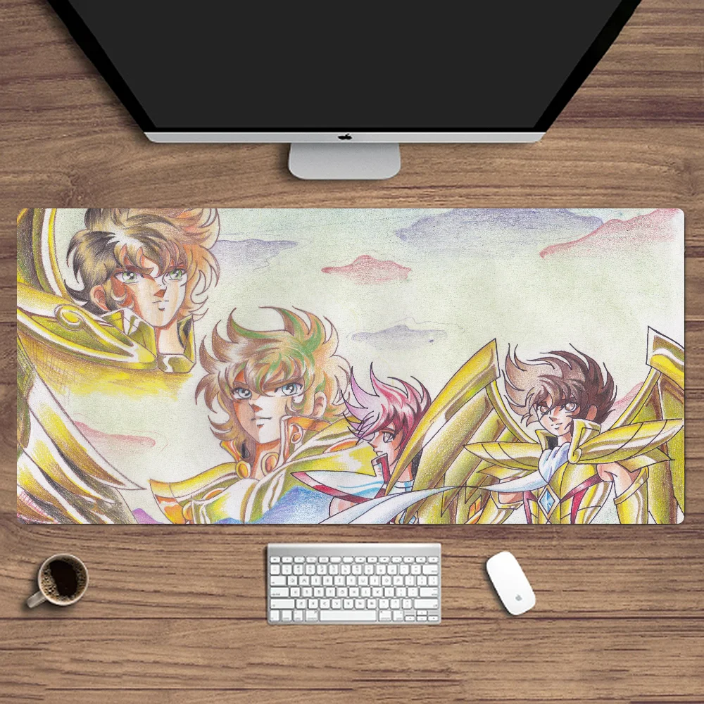 

Saint-Seiya Mousepad Mouse Mat Computer Big Mousepad Gamer