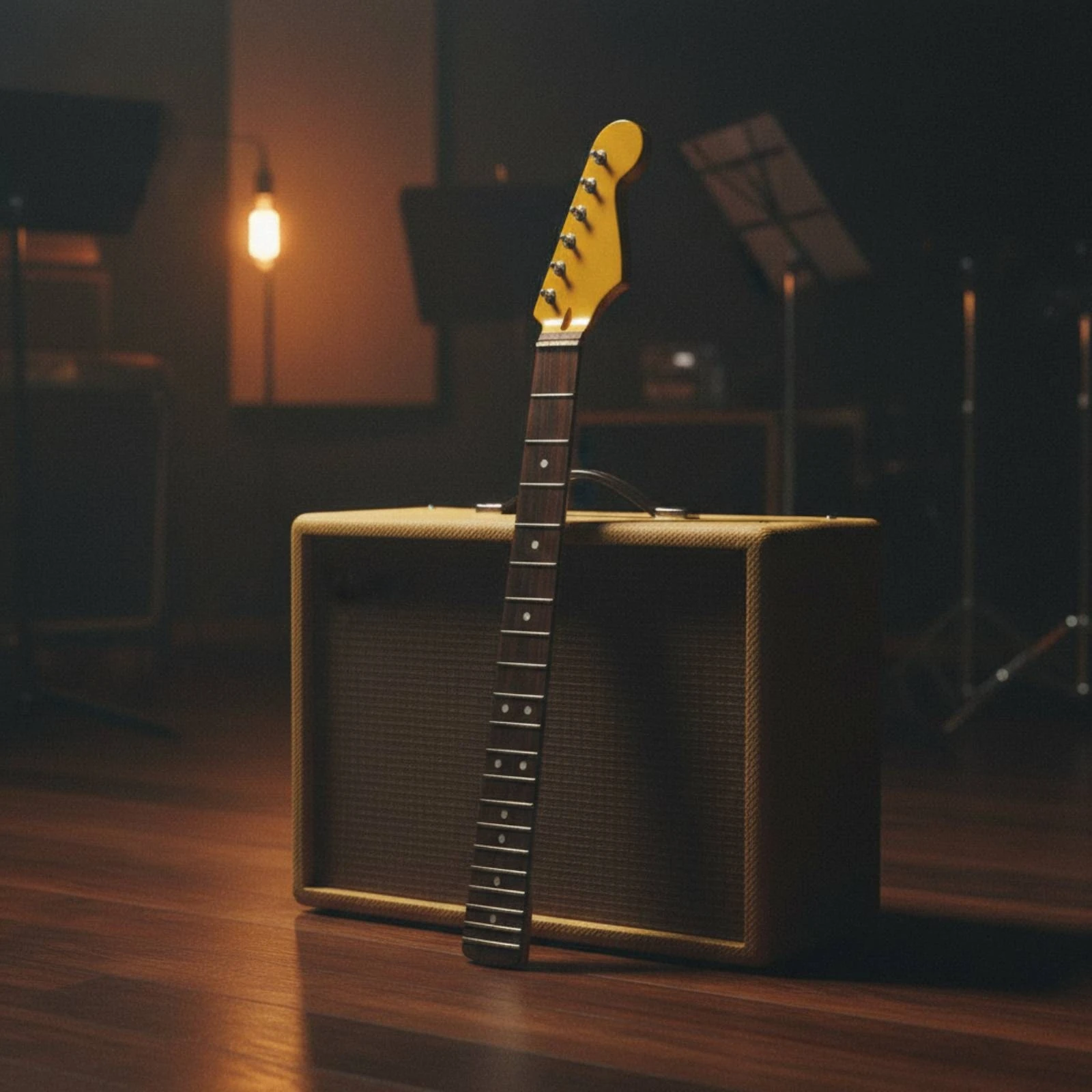 manche-de-guitare-22-frettes-en-palissandre-255-pouces-equipement-musical-incrustations-laterales-non-finies-pour-reparation