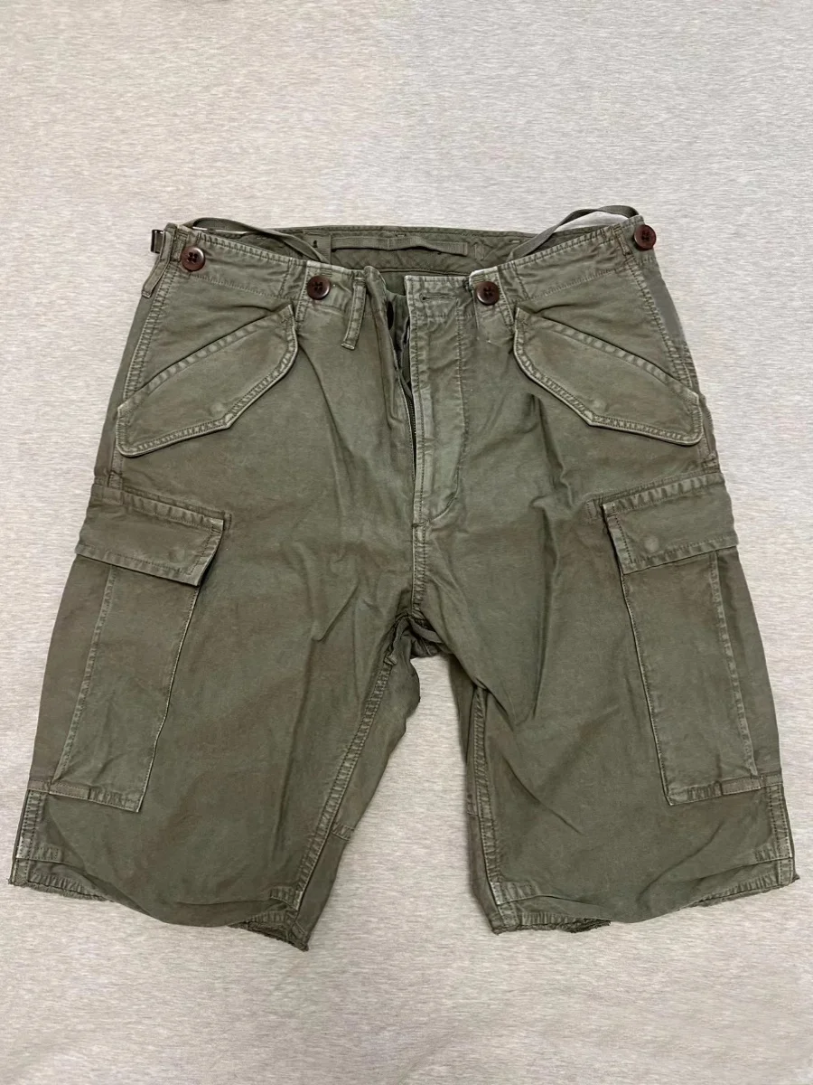 

Visvim Fil 8Aw ort Eiger Military Sle Casual Pants Waed out Workwear orts Youthful Vitali Loose Fit Summer Wear