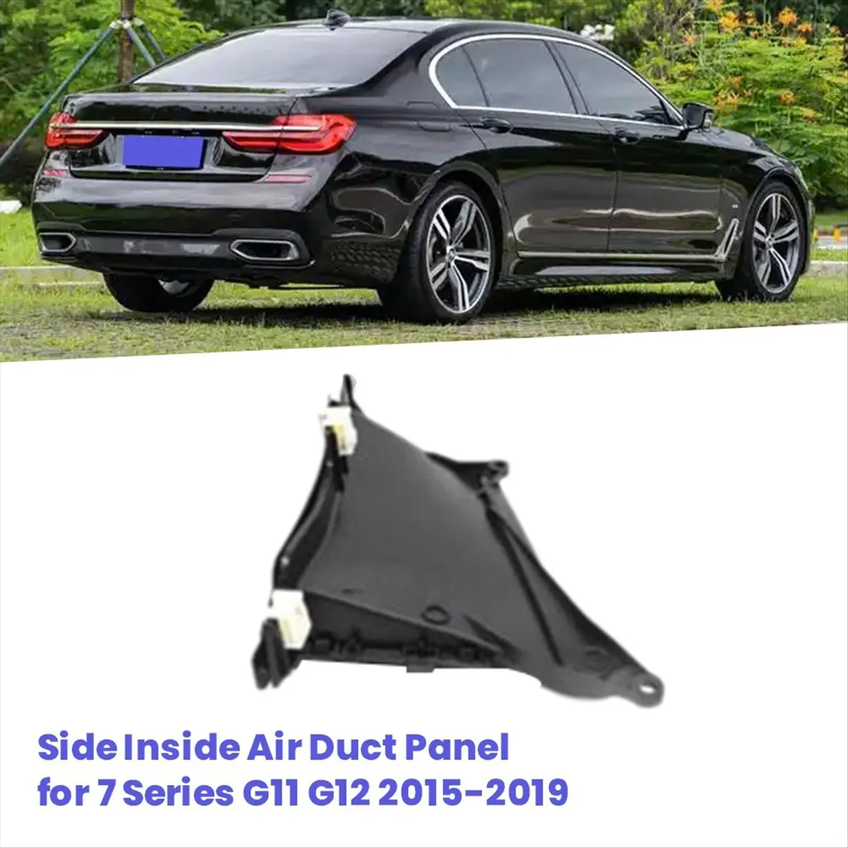 Super Sale Car Front Side Inner Air Duct for BMW 7 Series G11 G12 2015-2019 Internal Air Channel Side Panel 51747347376 Right