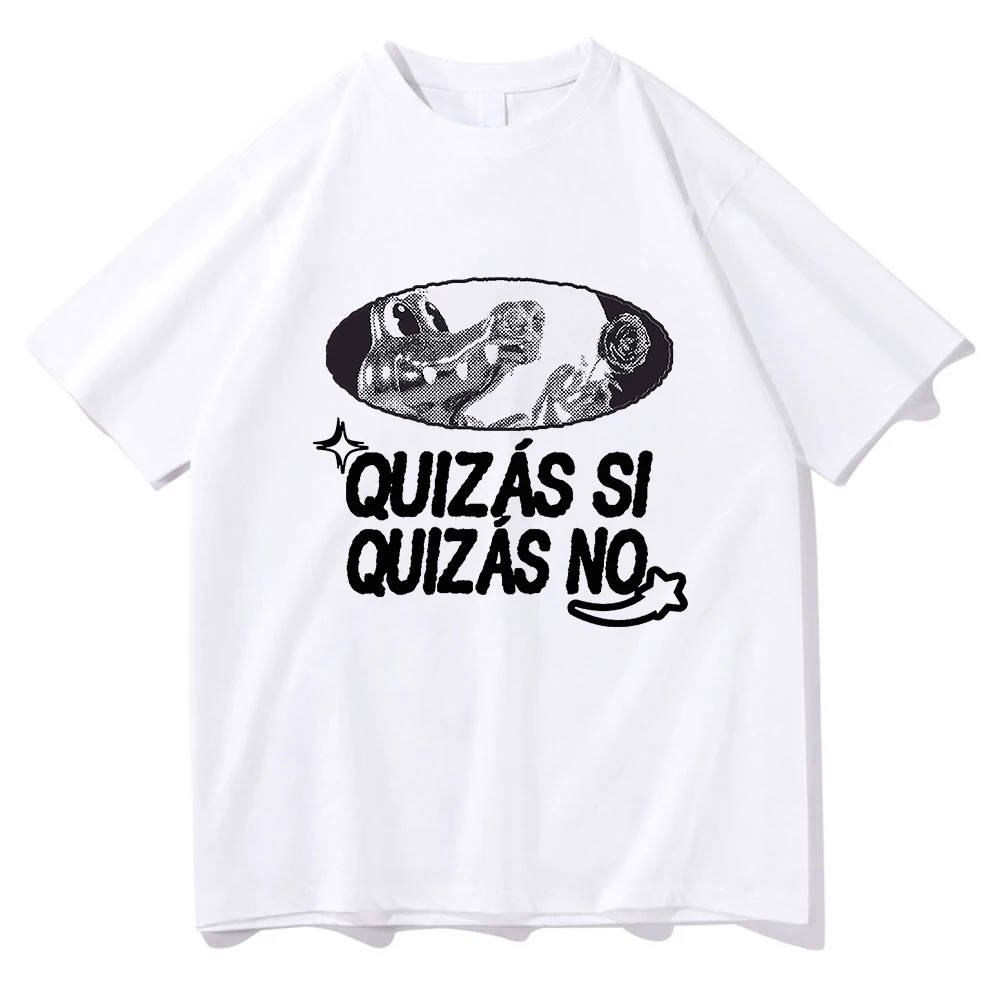 Alvaro Diaz Maybe Yes, Maybe Not Tshirt Vintage Men/women Clothing Harajuku Clothes Manga Unisex Tops Cotton Graphic T Shirts