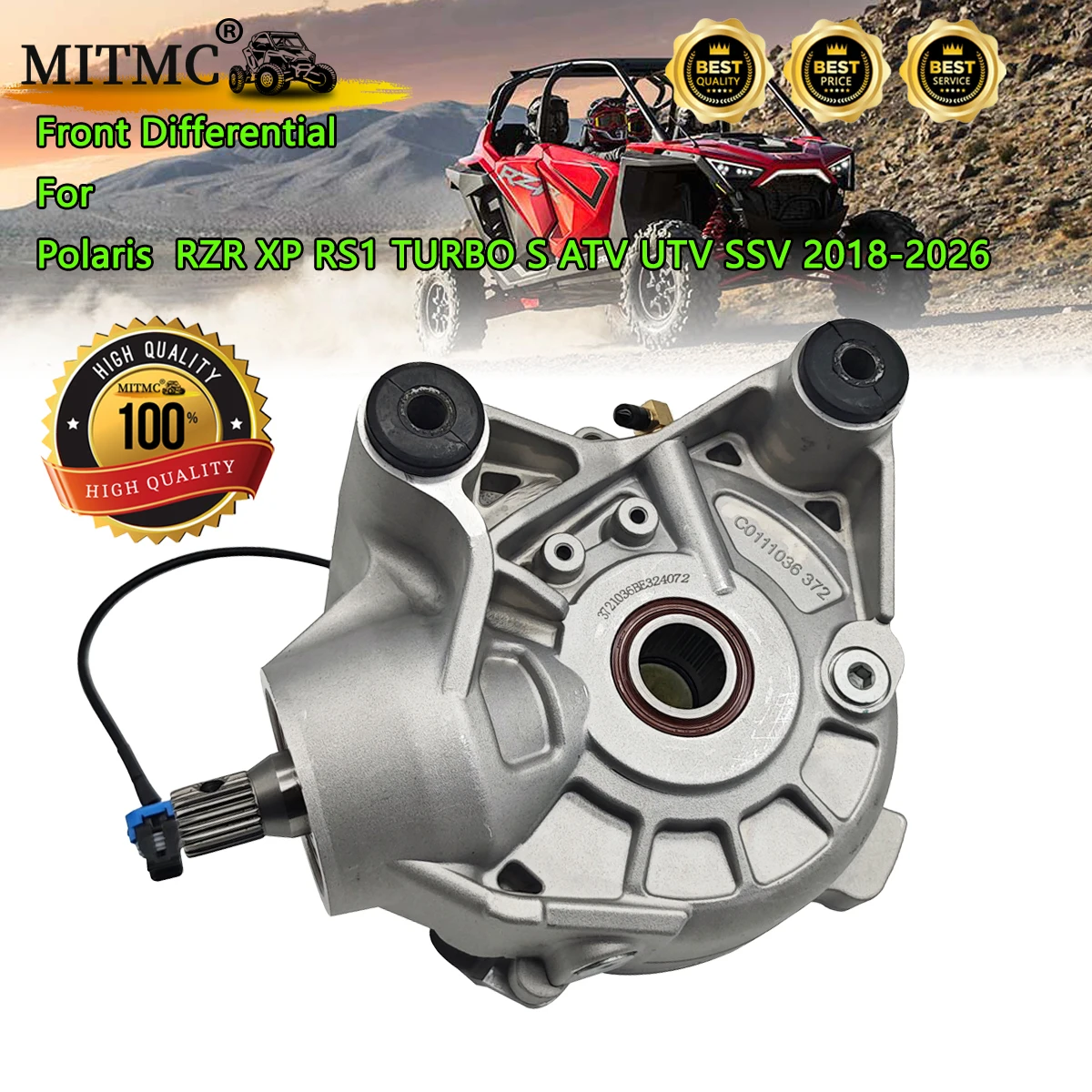 

Front Differential For Polaris RZR XP RS1 TURBO S ATV UTV SSV 1333877,1334141,1334183,1334305,1334398,1334432,1337228,1337145