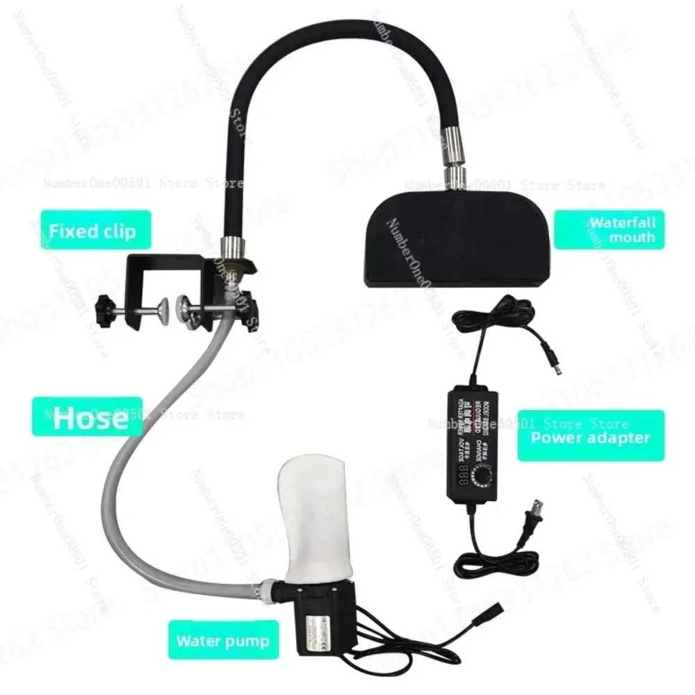 Water Circulation Hair Therapy Equipment Water Pump Shower Fumigation Hair Care Device For Salon Shampoo Bed