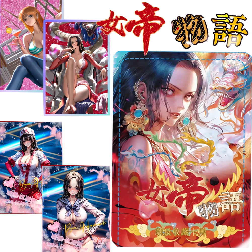 

The Empress Story Cards Collection Anime Goddess Boa·Hancock Different Styles Charming Rainbow Versatile Card Kid Christmas Gift