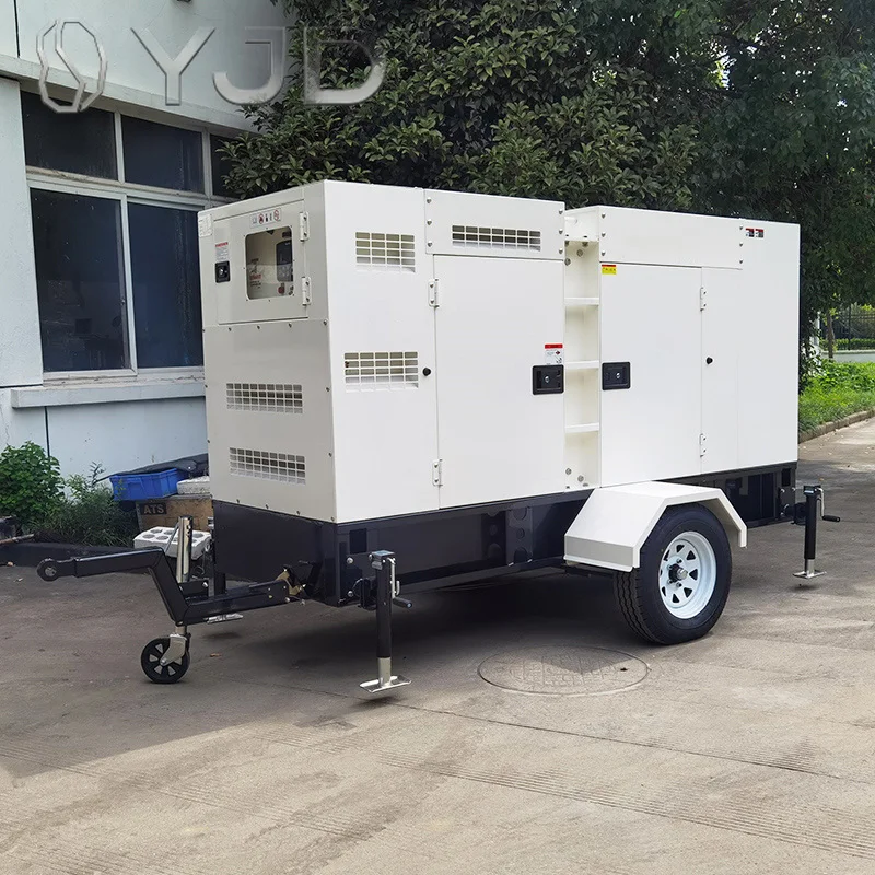 DYJD Super Silent Type Mobile Cumins Powered 100Kva 80Kw Diesel Generator 100Kva