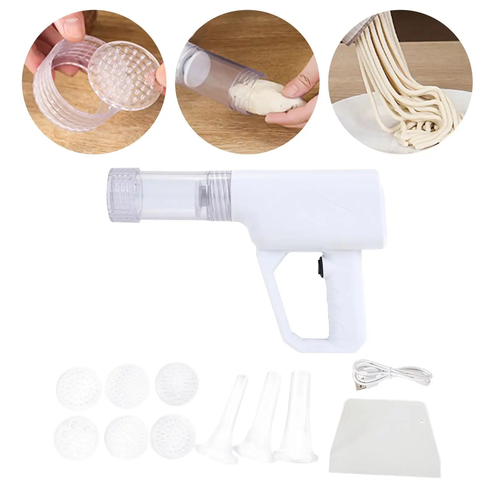 Electric Pasta Maker Homemade Noodle Maker for Ramen Spaghetti Lasagna