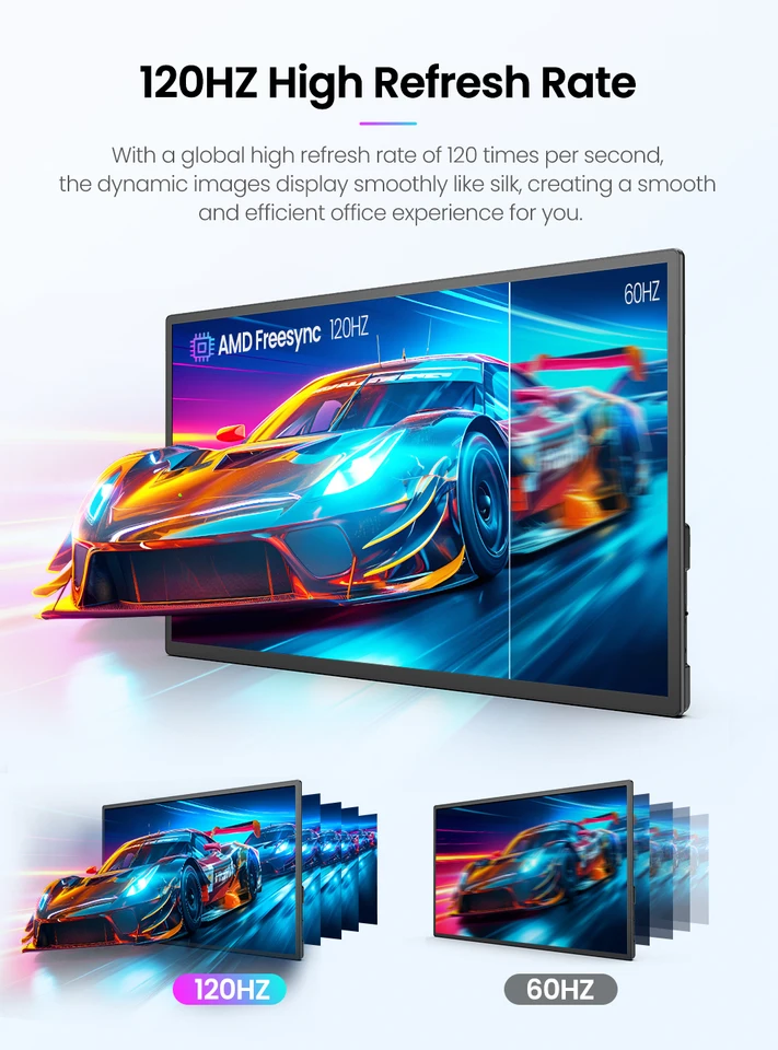 EVICIV 21.5インチ 120Hz タッチスクリーン ポータブル ゲーミング