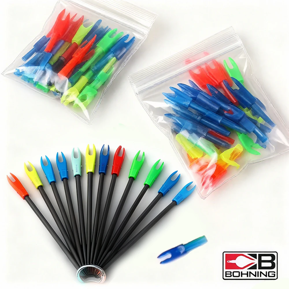 

30, 60, 100Pcs Imported Plastic Arrow Nock, ID 4.2mm Arrow Shaft, Archery Arrow Accessories, Original