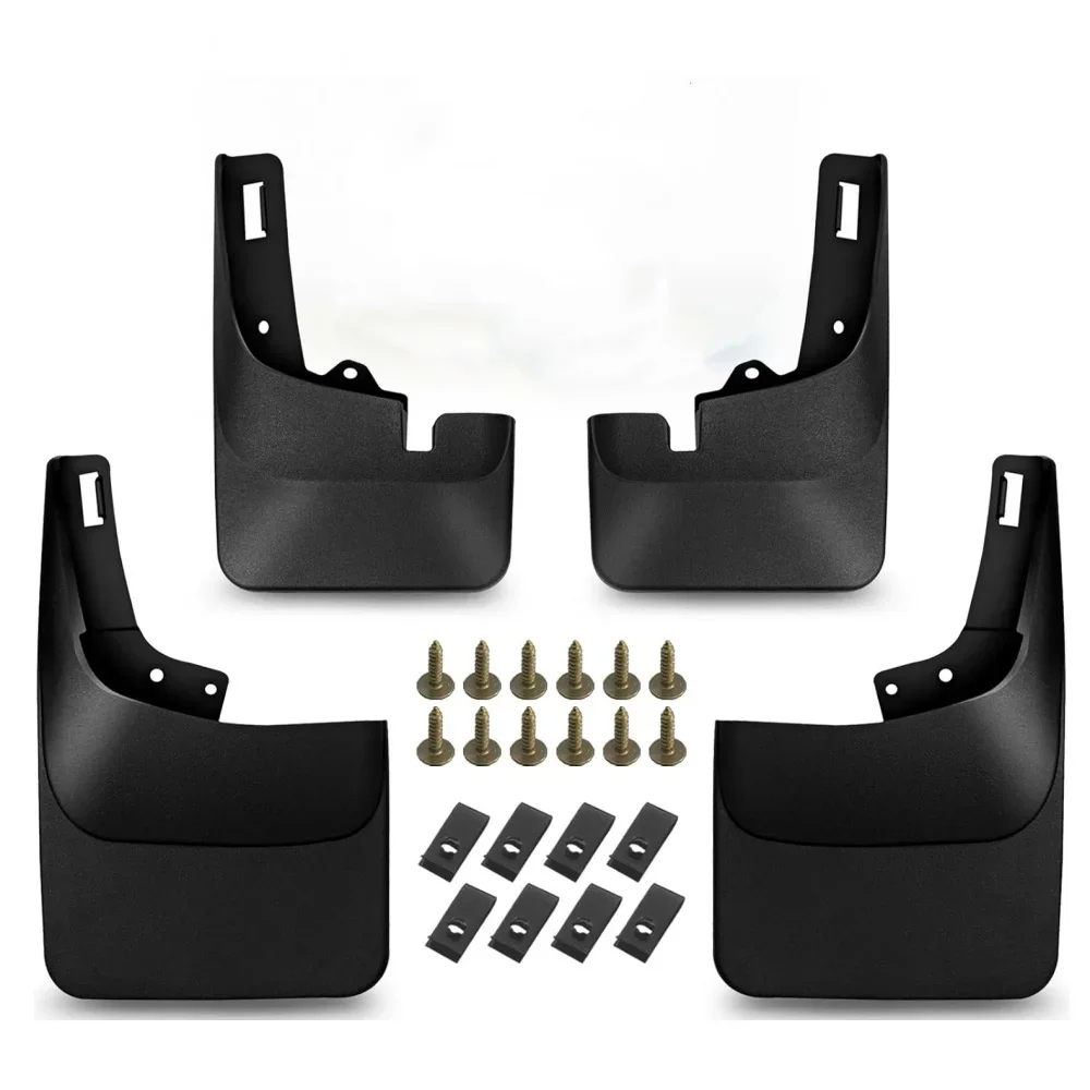 

Брызговики для Ford F-150 2022-2021 годов выпуска, для моделей без заводских расширителей крыльев, всесезонная защита, специальные брызговики