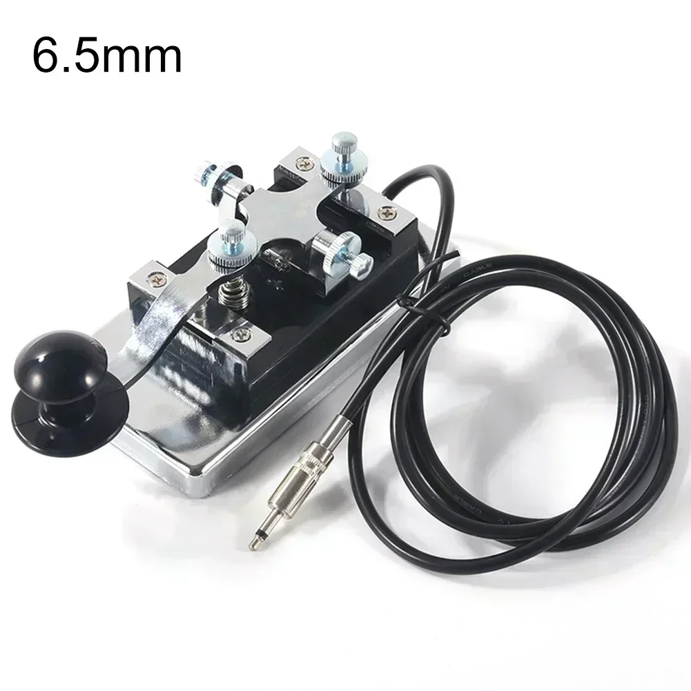 Llave telégrafo K4 de alta resistencia de 6,5mm comunicación de onda corta para llave de código Morse para accesorio de herramienta de medición de prueba