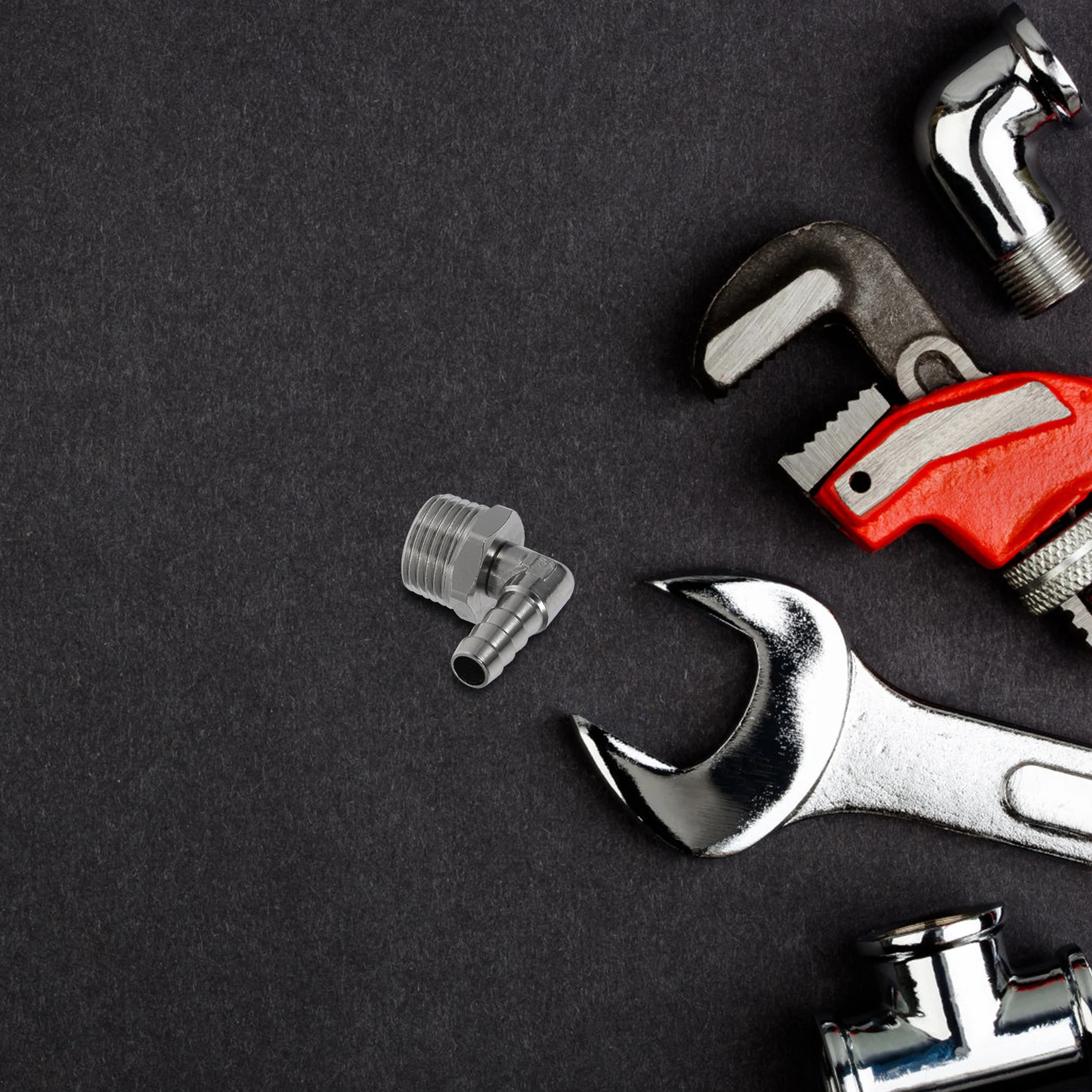 

Heavy Duty Hose Connector Copper Fittings High Pressure Corrosion Resistant Elbow Design Leak Proof Air Compressor Accessories