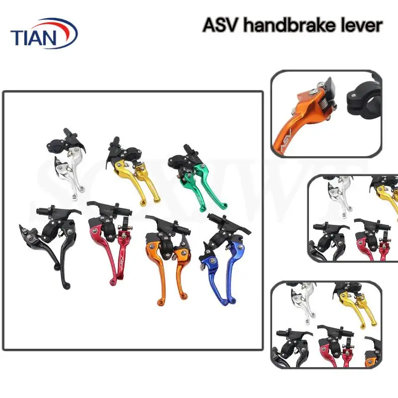 ASV F3 Adjustable Short Brake&Full Clutch Handlebar Lever Perch ForDirt Pit BikeHot handle