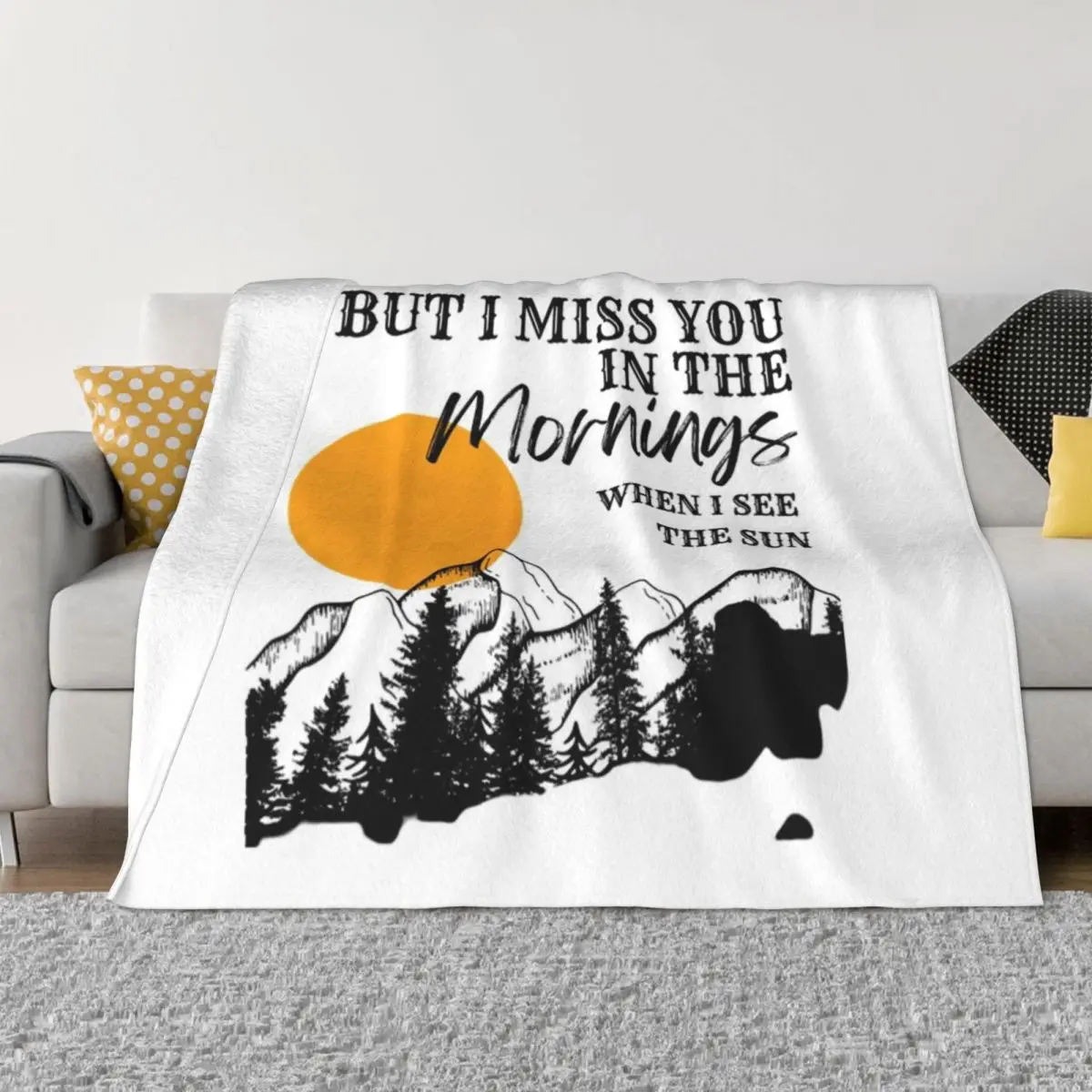 Something in the Orange Sticker Throw Blanket Fluffy Shaggy Blankets For Bed Camping Cute Plaid Blankets