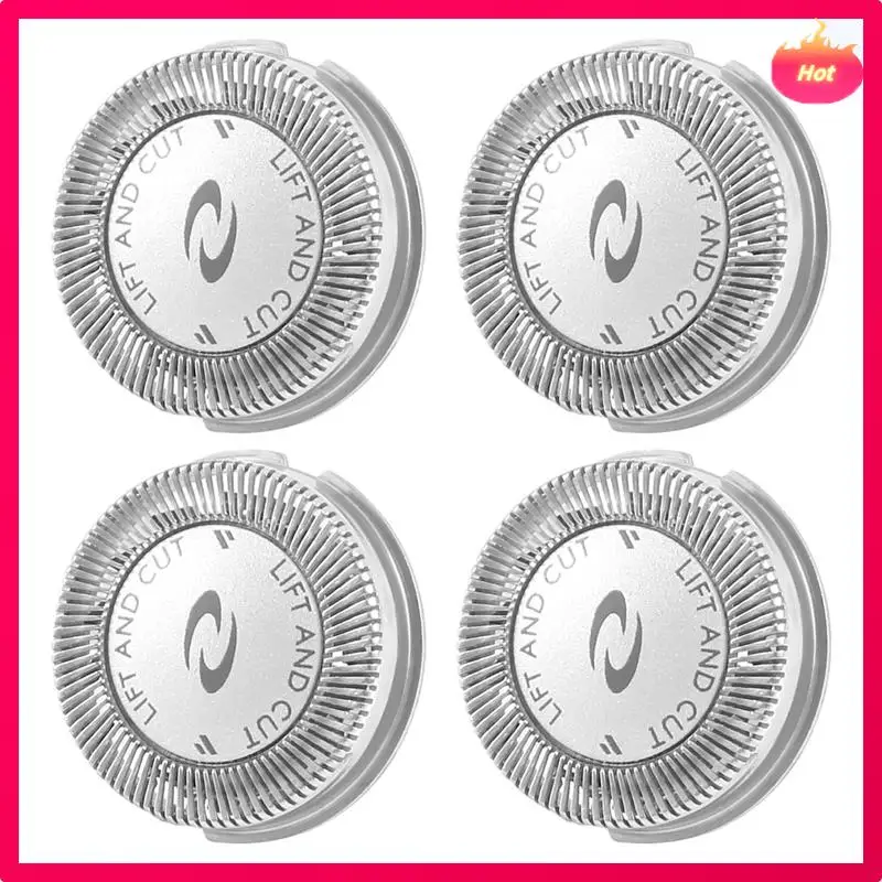 

AD-4Pcs Сменные лезвия для бритвенной головки для Norelco HQ3 HQ30/HQ32/HQ36/HQ300, серебристый