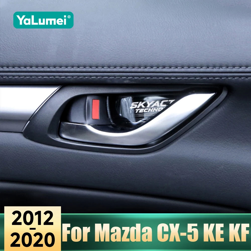 

For Mazda CX-5 CX5 KE KF 2012 2013 2014 2015 2016 2017 2018 2019 2020 Car Inner Door Handle Bowl Cover Trim Stickers Accessories