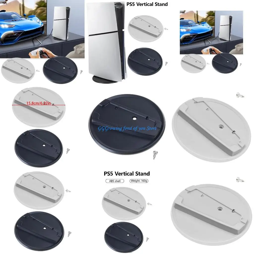 H9EB Tiết Kiệm Không Gian Chân Đứng Ổn Định Phụ Kiện Cho Máy Chơi Game Dock Mount Base Hỗ Trợ Tăng Chiều Cao Giá Đỡ