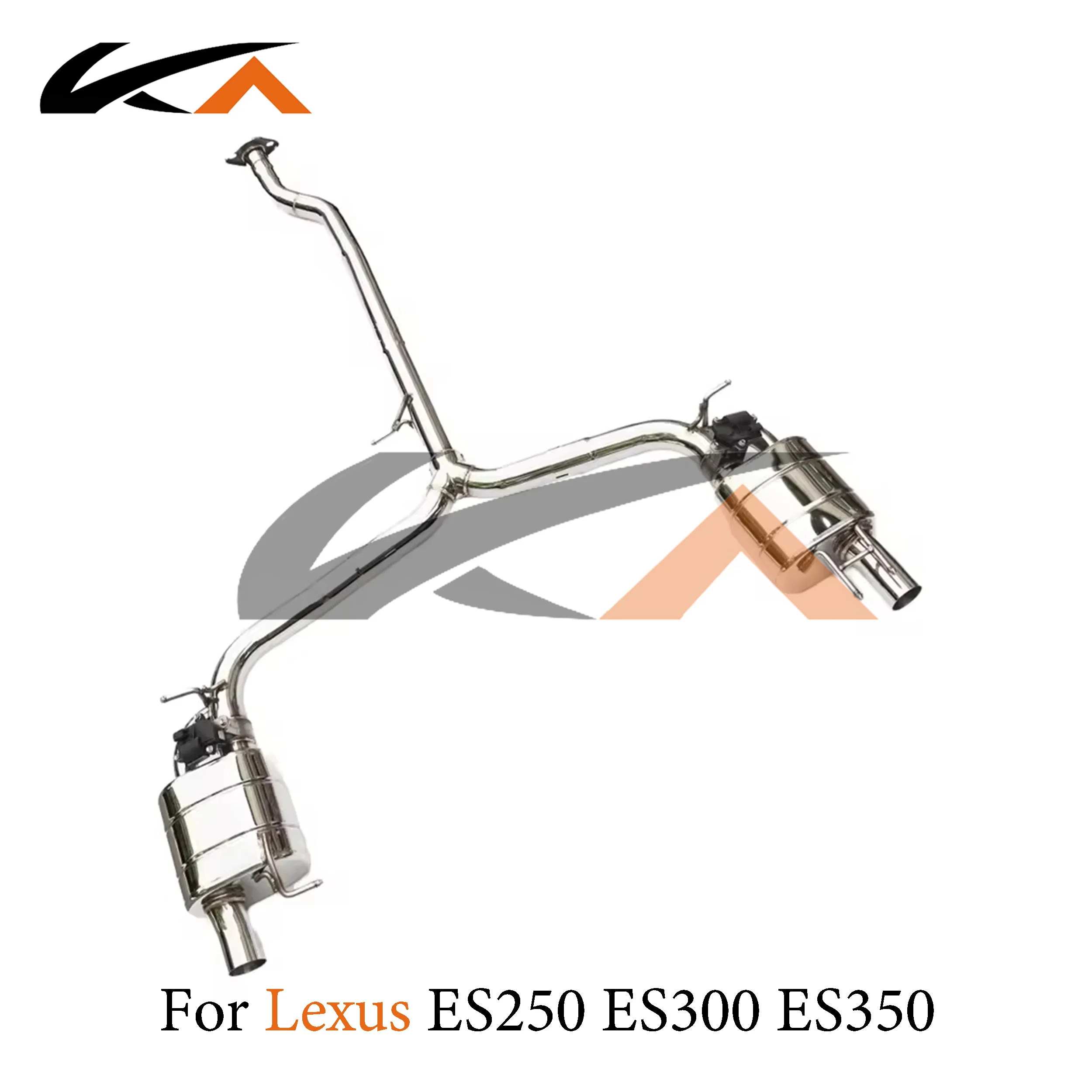 

KA Tuning exhaust system stainless catback for Lexus ES250 ES300 ES350 rear section performance parts muffler with valve