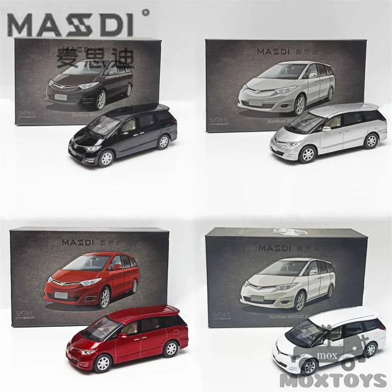 

Литая под давлением модель автомобиля MASDI 1:64 Estima GSR50 черного/серебристого/красного/белого цвета