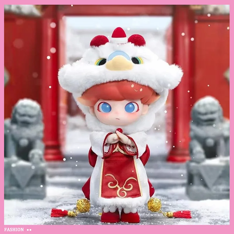 New Genuine Dimoo Auspicious Beast  Model Toys 1/8 Movable Joint Doll Trendy Fashion Kawaii Figures Room Decor Kid Surprise Gift