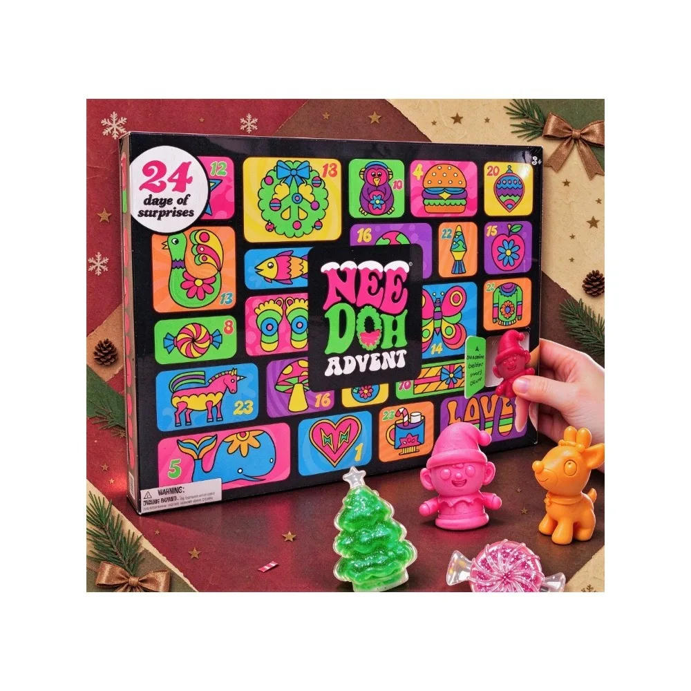 Needoh's new Funky Flights Halloween calendar comes in 13 days, with a creepy slow rebound stress relief toy countdown gift box