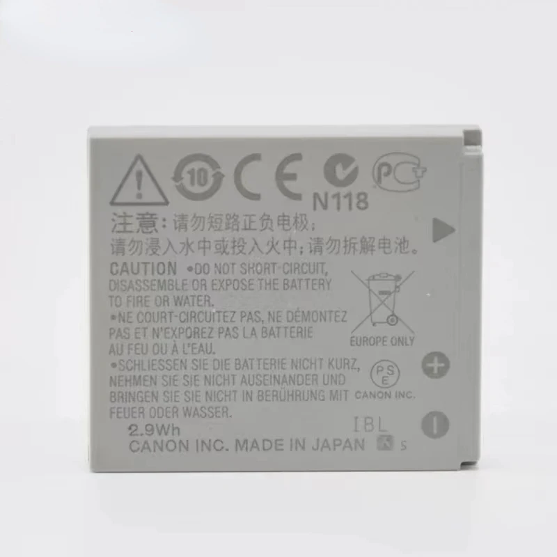 

100%Original 760mAh for Canon NB-4L IXUS40/50/55/60/65/70/75/80/100 IXUS110/115/117/120/130/220/230/255 Camera Battery Charger