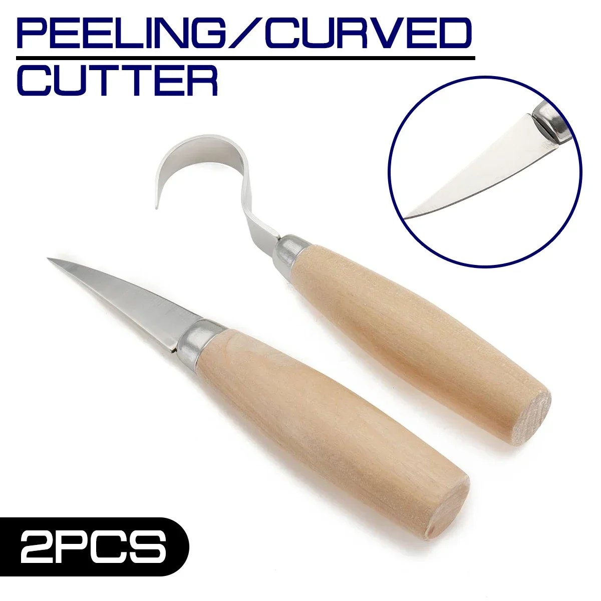 DIY Hand Tool Hook Knife Whittling Beaver Craft Woodcut Woodworking Craft Graver Cutter Wood Carving Tool Set