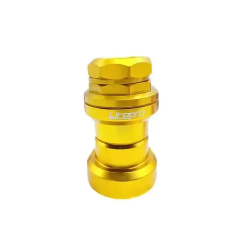 Litepro Aluminum Threaded Headset For Brompton Folding Bike 34mm 1-1/8" CNC Bicycle Head Tube Bowl Group Replacement Parts