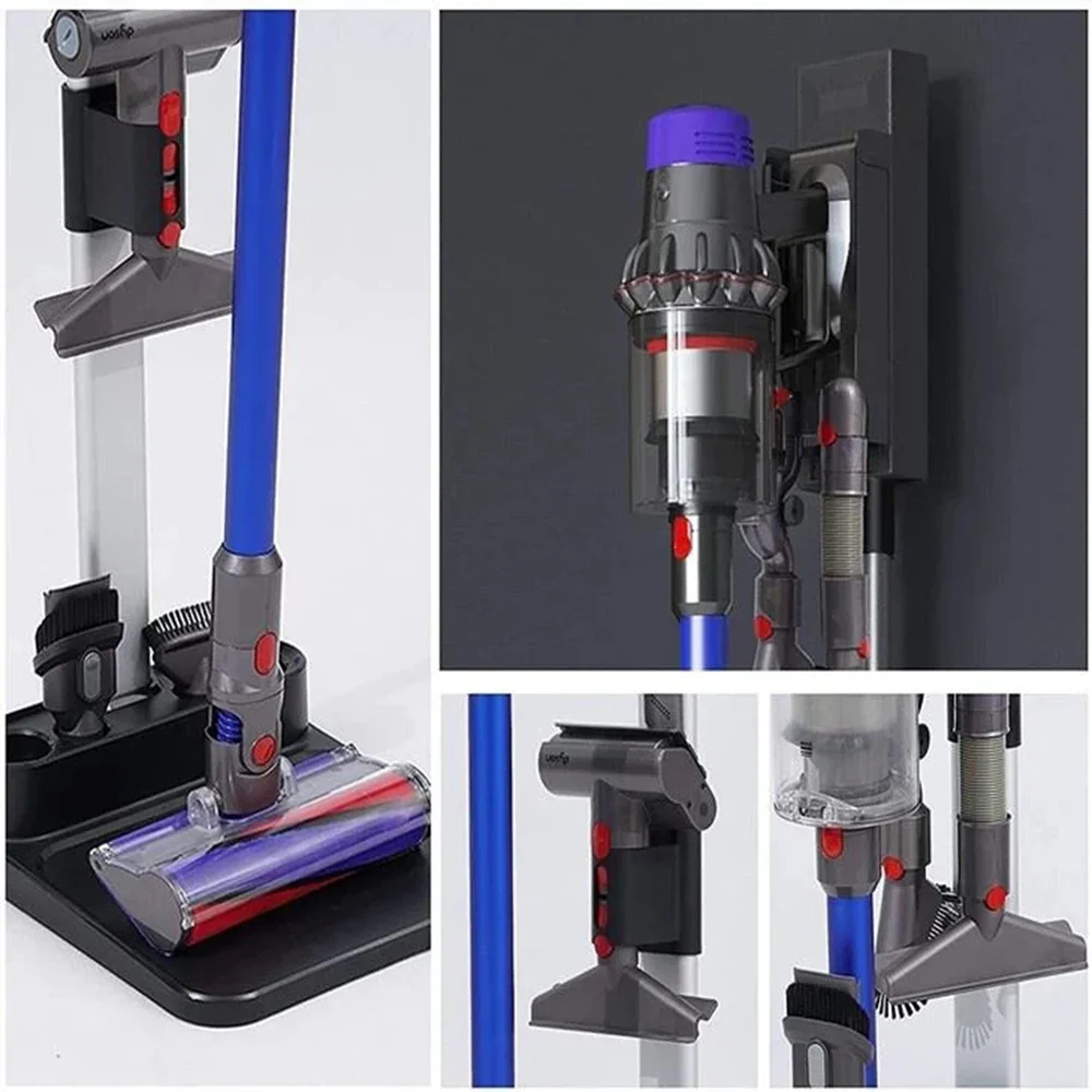 Freestanding Stable Aluminum Alloy Vacuum Stand Holder for Dyson V7 V8 V10 V11 F6 Vacuum Cleaner Parts