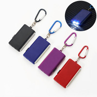 Portable COB LED Light Keychain Keyring Torch Mini Flashlight Lamps Emergency Camping Flash Light with Carabiner Outdoor Tool