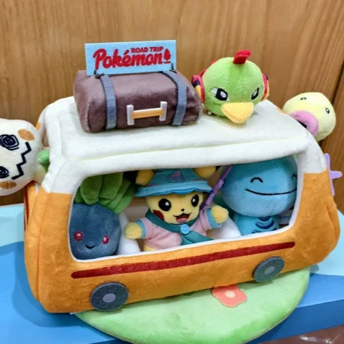 Genuine Pokémon Road Trip Series 2.0 Scene Plush Set Mimikyu Wooper Pikachu Stuffed Collectible Toy Birthday Gift - view 6