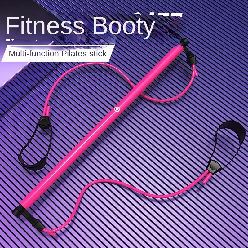 Multifunctional High‑Elastic Fitness Stick Back Hip‑Lifting Trainer Home Yoga Body Shaping Workout Sports Gear Accessories