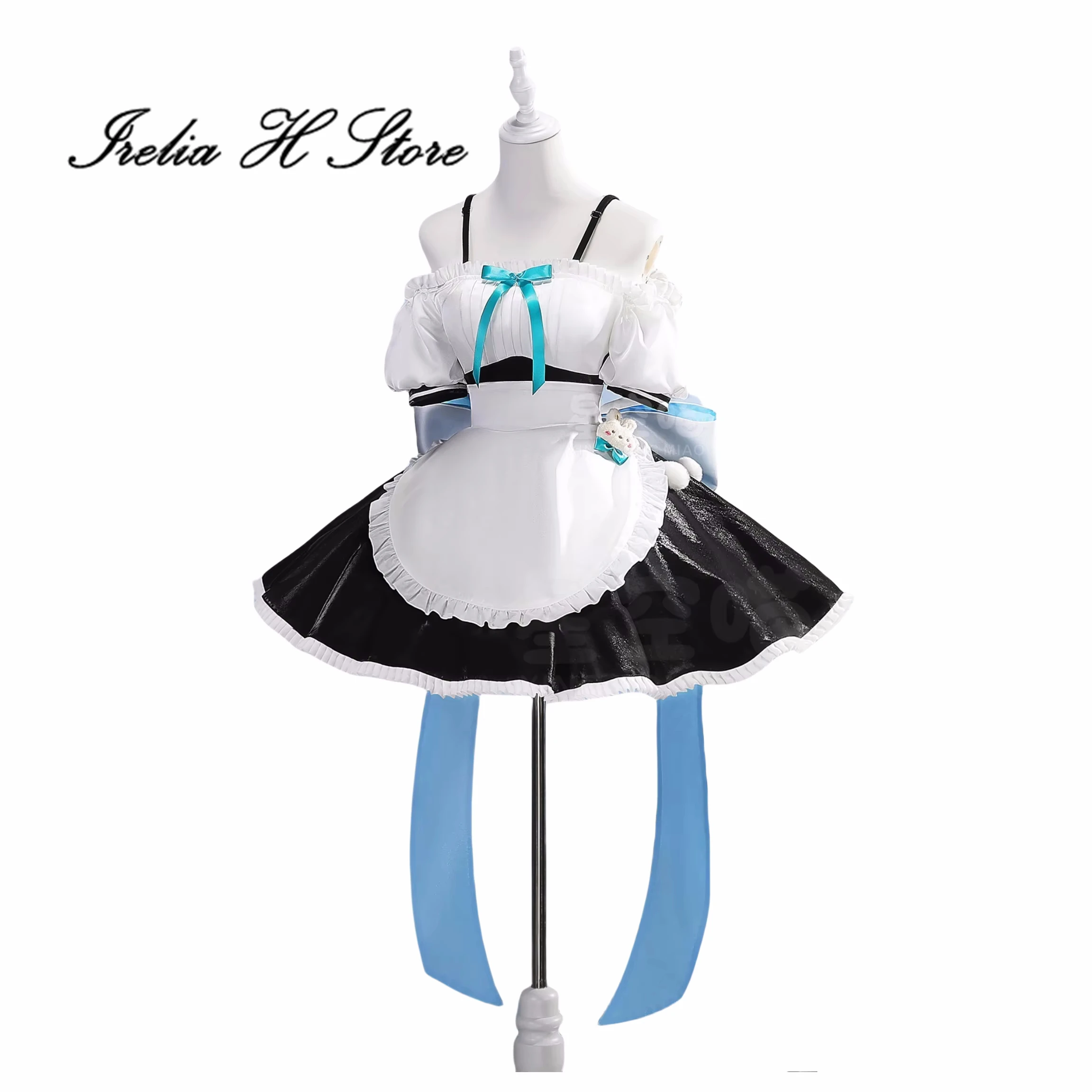 

Irelia H Azur Lane USS Laffey Cosplay Costume Game Laffey Maid Dress Halloween Costume Women