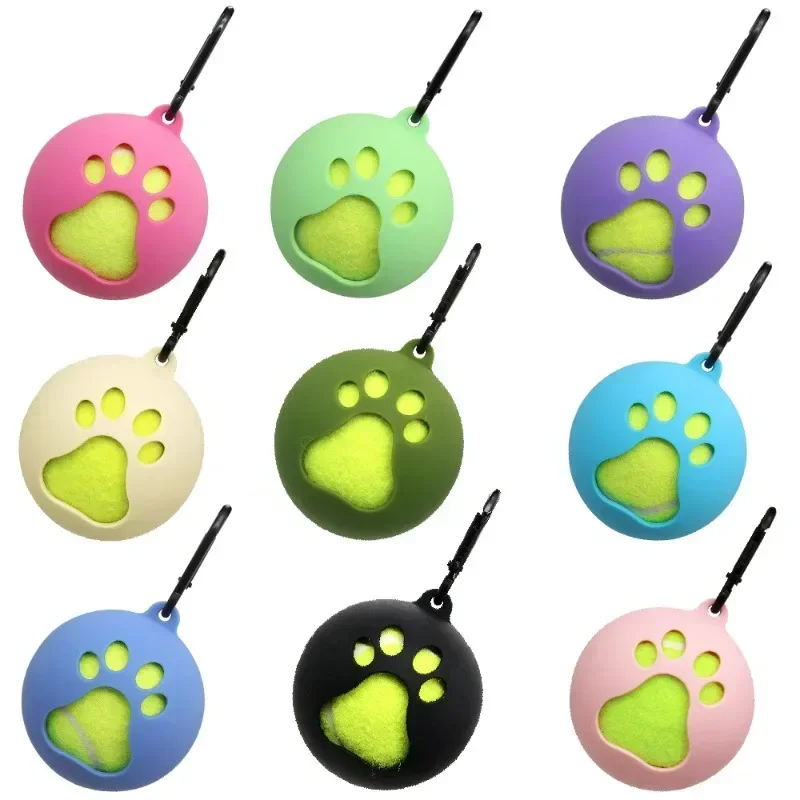 

Tennis Ball Bag Lightweight Tennis Ball Holder with Hands-free Dog Leash Attachment Easy Installation Pet Supplies for Active