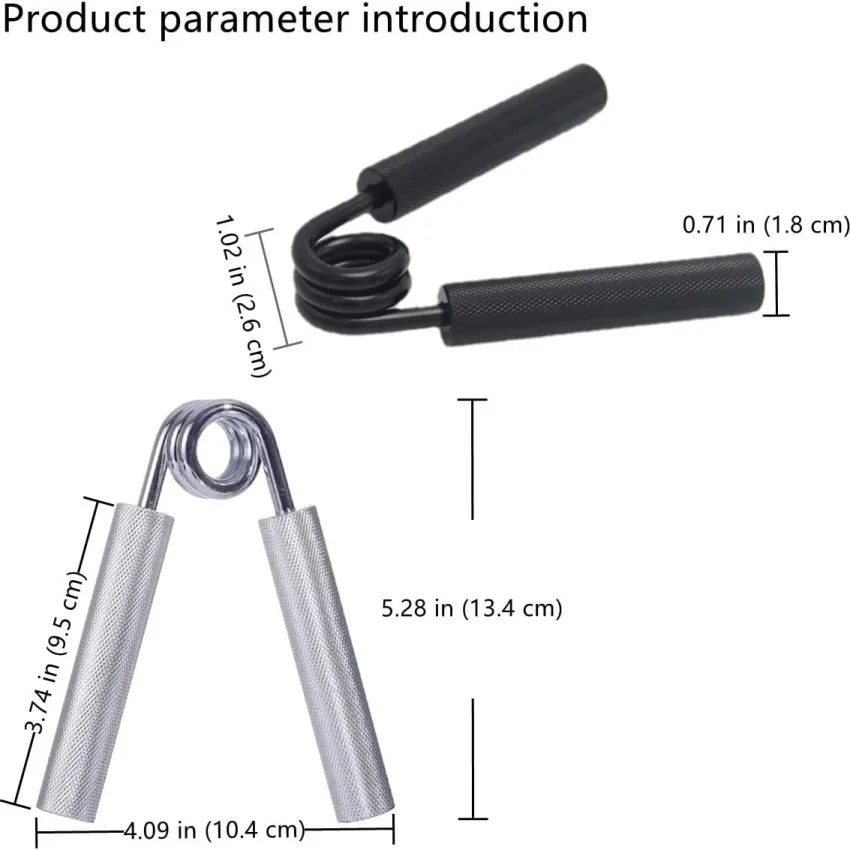 مجموعة تقوية قبضة اليد المعدنية لتمرين الأصابع وإعادة تأهيل قبضة اليد