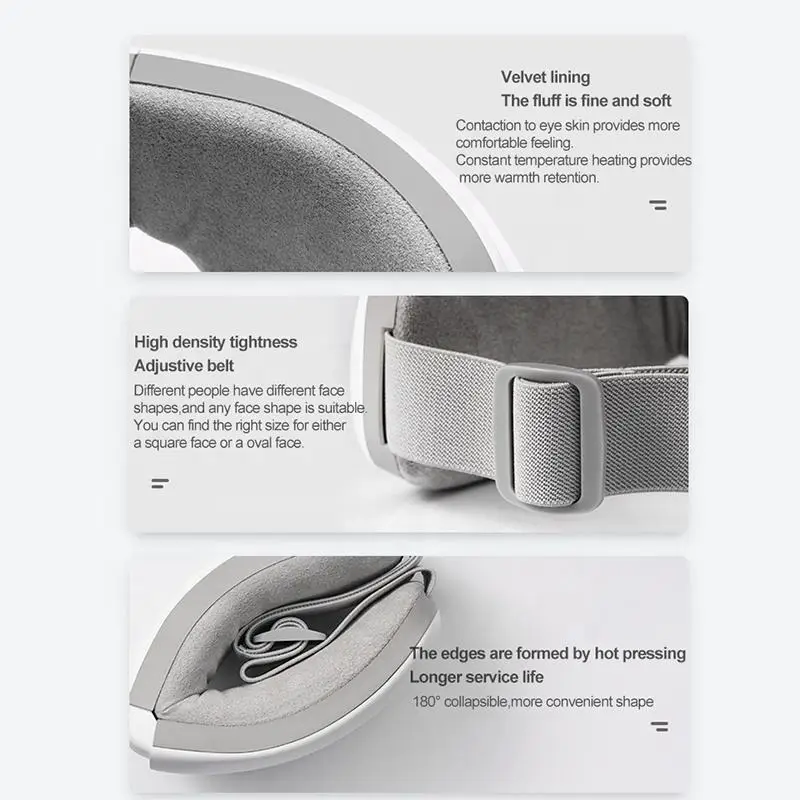 Premium Custom Smart Heating Eye Massager Equipment, High Quality Health Care Eye Massager
