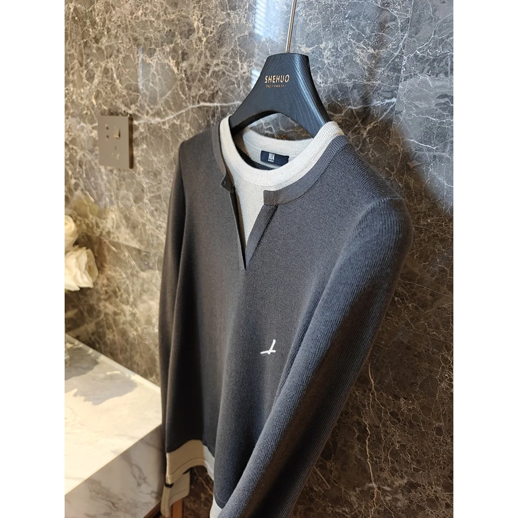 

Женский шерстяной трикотажный джемпер с V-образным вырезом и длинными рукавами, однотонный, с эффектом похудения, повседневный, модный