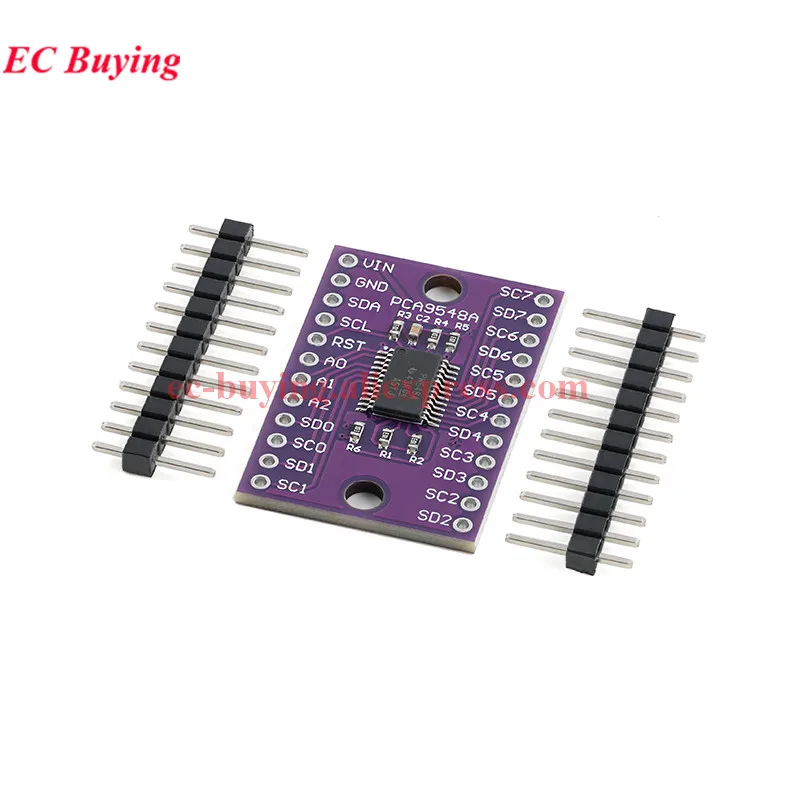 10 ชิ้น/1 ชิ้น TCA9548A PCA9548A 1-to-8 8-way I2C IIC Multiplexer Breakout 8 ช่องบอร์ดขยายโมดูลการพัฒนาสําหรับ Arduino